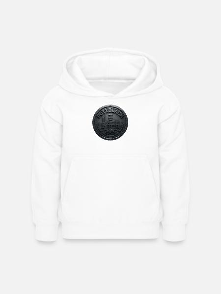 Pottblach Werkstadt Relief - Kinder Hoodie - Weiß