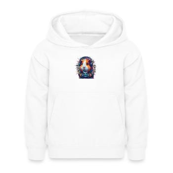 Rainbow Gamer Versuchskaninchen - Kinder Hoodie - Weiß - Vorne - AI Model Kid Female (0cm)