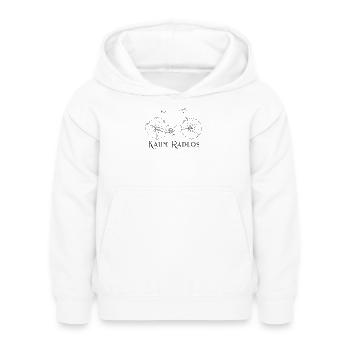 Toujours en selle – humour cycliste pour les passionnés de cyclisme - Sweat à capuche Enfant - blanc - Devant - AI Model Kid Female (0cm)