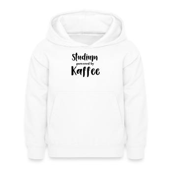 Studies powered by Kaffee - Kids Hoodie - white - Front - AI Model Kid Female (0cm)