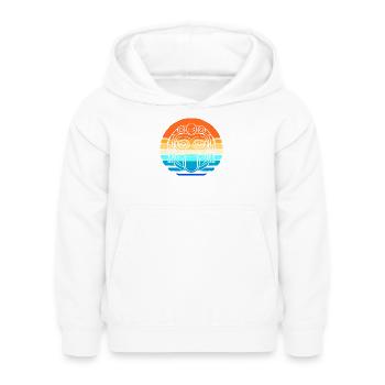 Inca Mayan calendar aztec - Kids Hoodie - white - Front - AI Model Kid Female (0cm)
