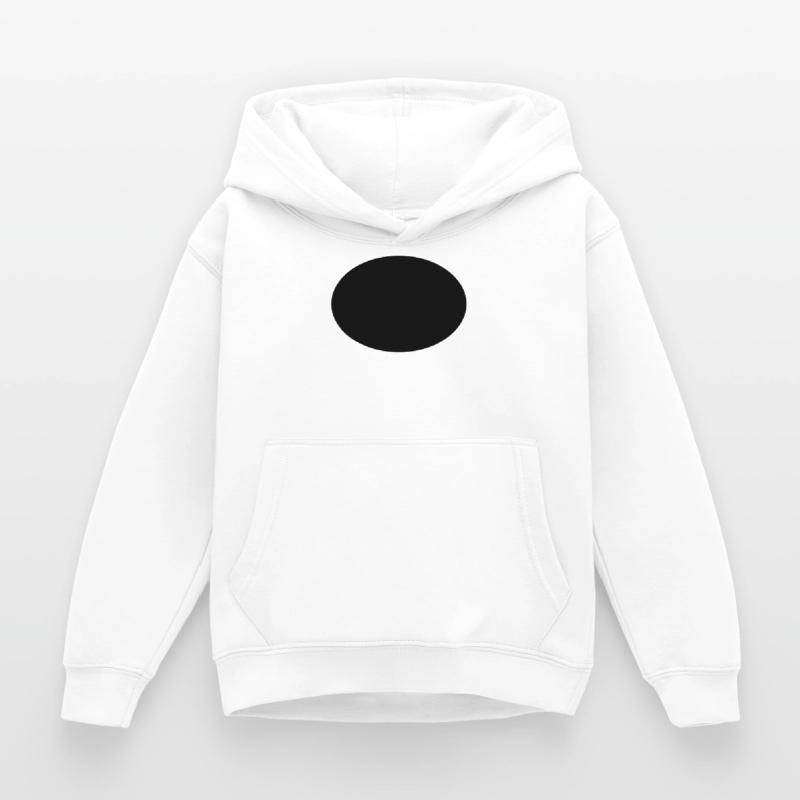 Ellipse oder Oval Kinder Hoodie