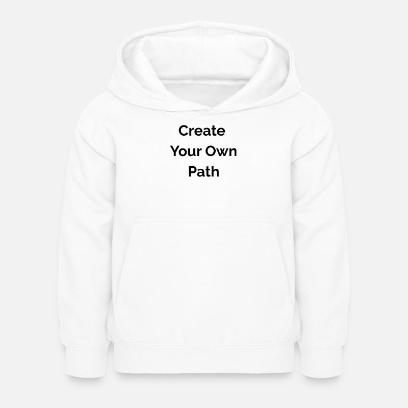Create your own path - Kids Hoodie - white
