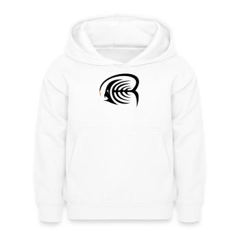 Poisson-grenouille - Sweat à capuche Enfant - blanc - Devant - AI Model Kid Female (0cm)