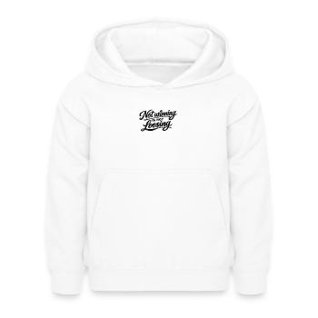 Not Winning Is Not Losing - Kids Hoodie - white - Front - AI Model Kid Female (0cm)