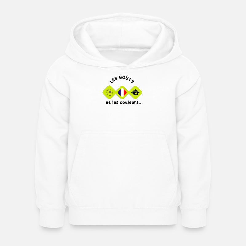 Les_gouts_et_les_couleurs... - Sweat à capuche Enfant - blanc