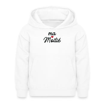 Mein Herz - Kinder Hoodie - Weiß - Vorne - AI Model Kid Female (0cm)