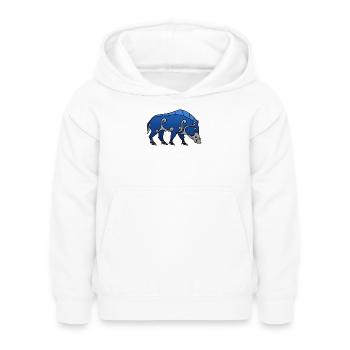 Pictish Boar - Kids Hoodie - white - Front - AI Model Kid Female (0cm)