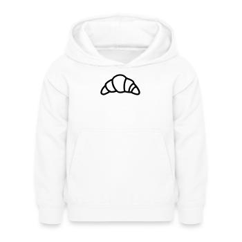 crescent - Kids Hoodie - white - Front - AI Model Kid Female (0cm)