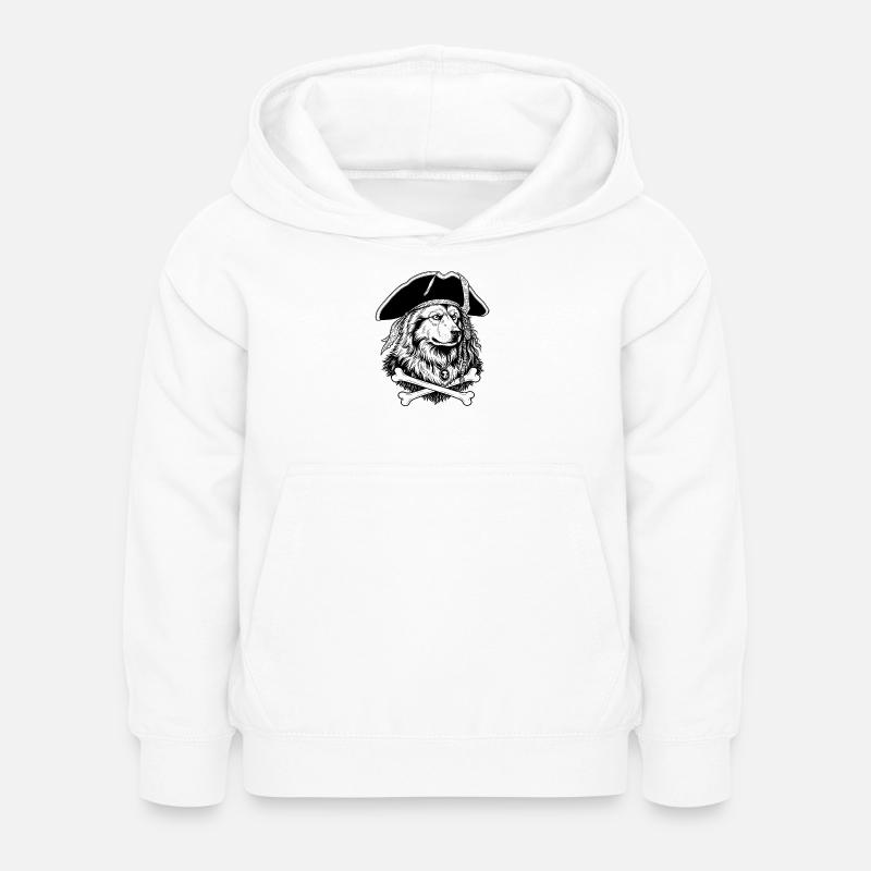 Eurasier | Pirate - Sweat à capuche Enfant - blanc