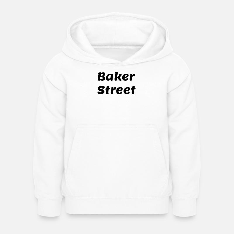Baker_St- - Sweat à capuche Enfant - blanc