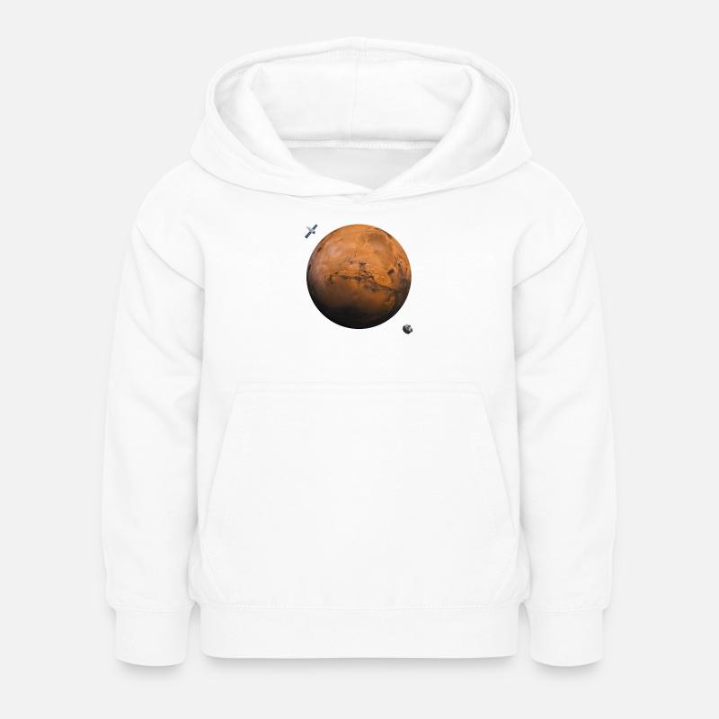 Planète Mars - Sweat à capuche Enfant - blanc