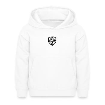 Schäferhund Wappen Security - Kinder Hoodie - Weiß - Vorne - AI Model Kid Female (0cm)