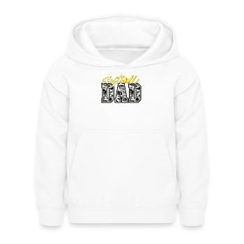 Camo Softball Dad PNG, Vatertagsdesign - Kinder Hoodie - Weiß - Vorne - AI Model Kid Female (0cm)