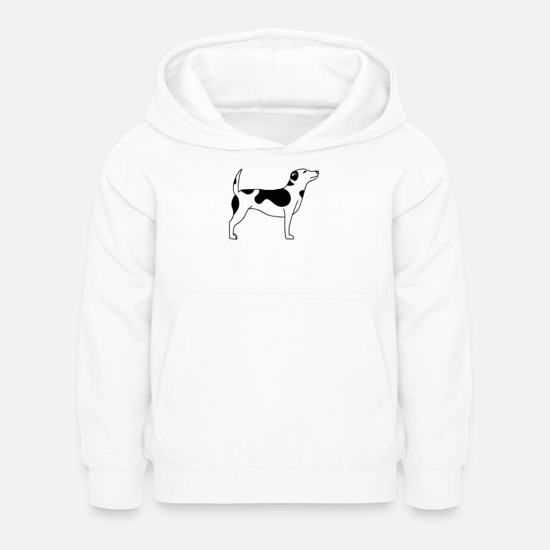 Hund - Kinder Hoodie - Weiß