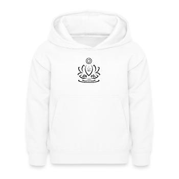 Muster des Ostens - Kinder Hoodie - Weiß - Vorne - AI Model Kid Female (0cm)