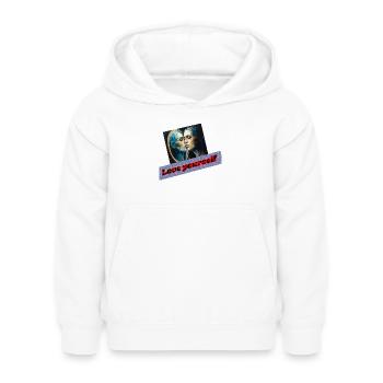 Portrait miroir Aime-toi - Sweat à capuche Enfant - blanc - Devant - AI Model Kid Female (0cm)