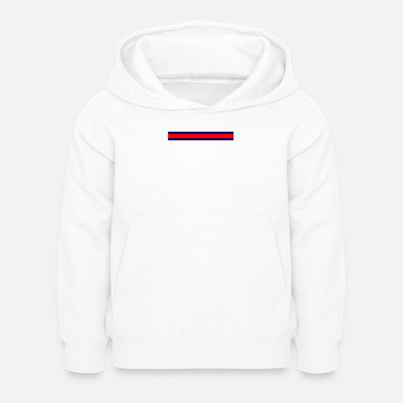 Explosion de couleurs minimalisme cool - Sweat à capuche Enfant - blanc