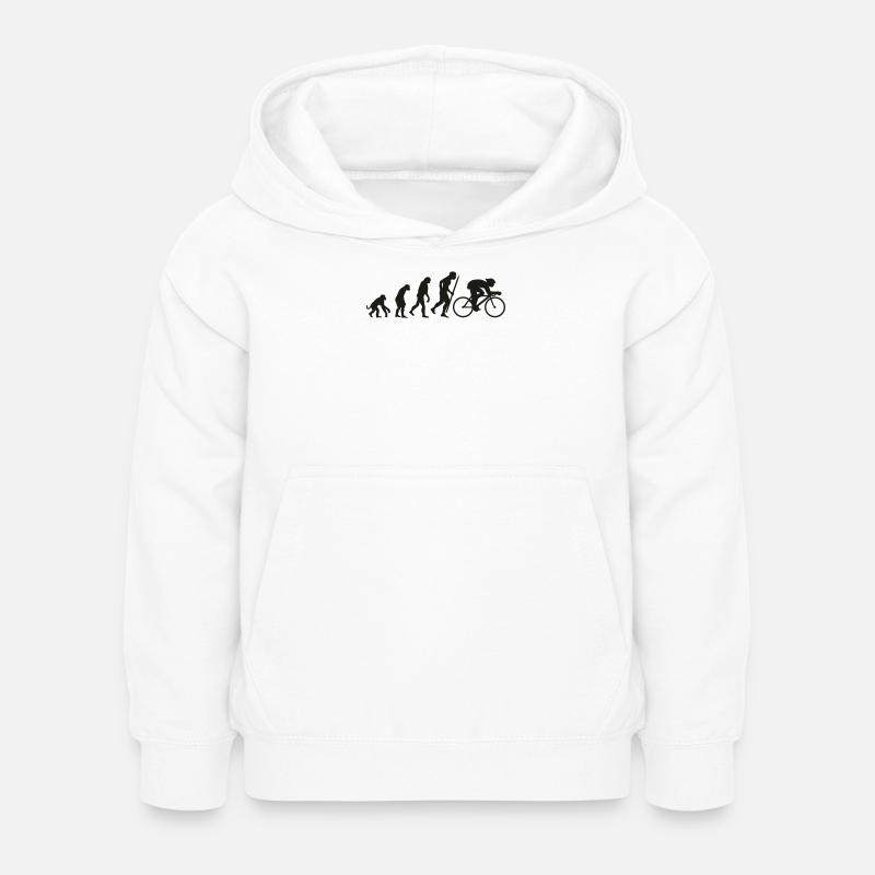 EVEolution vélo - Sweat à capuche Enfant - blanc