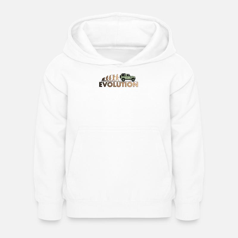 Defender 90 Evolution - Kids Hoodie - white