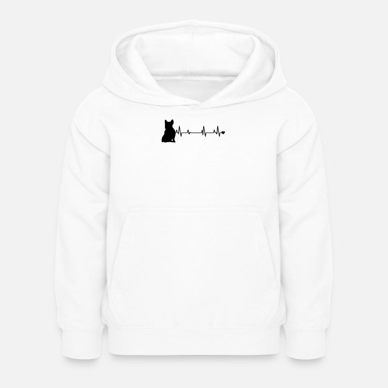 Chien - Sweat à capuche Enfant - blanc