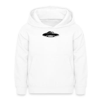 OVNI - Sweat à capuche Enfant - blanc - Devant - AI Model Kid Female (0cm)