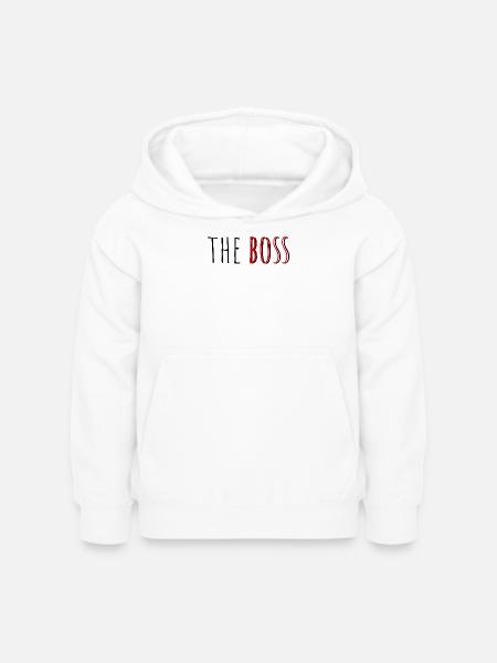 Jester Design Professioneller Ausdruck - Kinder Hoodie - Weiß
