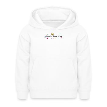  Geburtstag  - Kinder Hoodie - Weiß - Vorne - AI Model Kid Female (0cm)