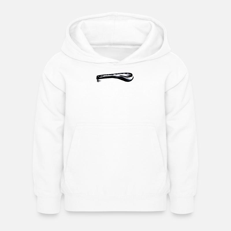 cuillère épaisse - Sweat à capuche Enfant - blanc
