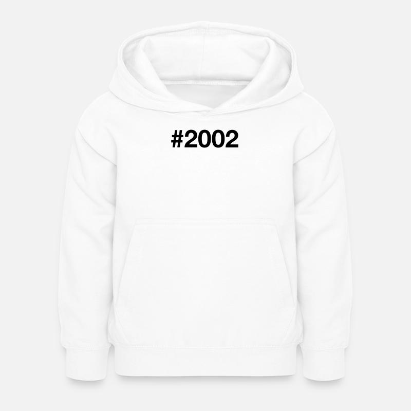 2002 Né à 24 ans 24e anniversaire - Sweat à capuche Enfant - blanc