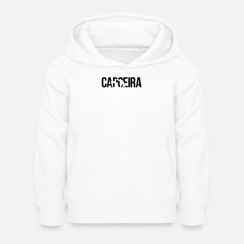 capoeira - Sweat à capuche Enfant - blanc