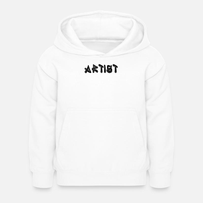 Artiste - Sweat à capuche Enfant - blanc