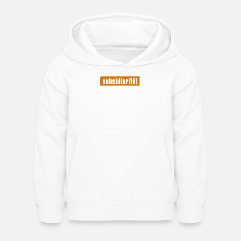 Explosion de couleurs abstraites sur toile - Sweat à capuche Enfant - blanc