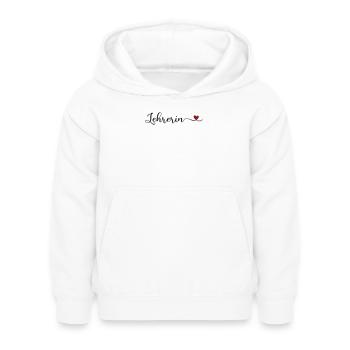 Lehrerin - Kinder Hoodie - Weiß - Vorne - AI Model Kid Female (0cm)