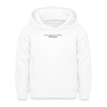 Wipkingen Kreis 10 Zürich coordinates - Kids Hoodie - white - Front - AI Model Kid Female (0cm)