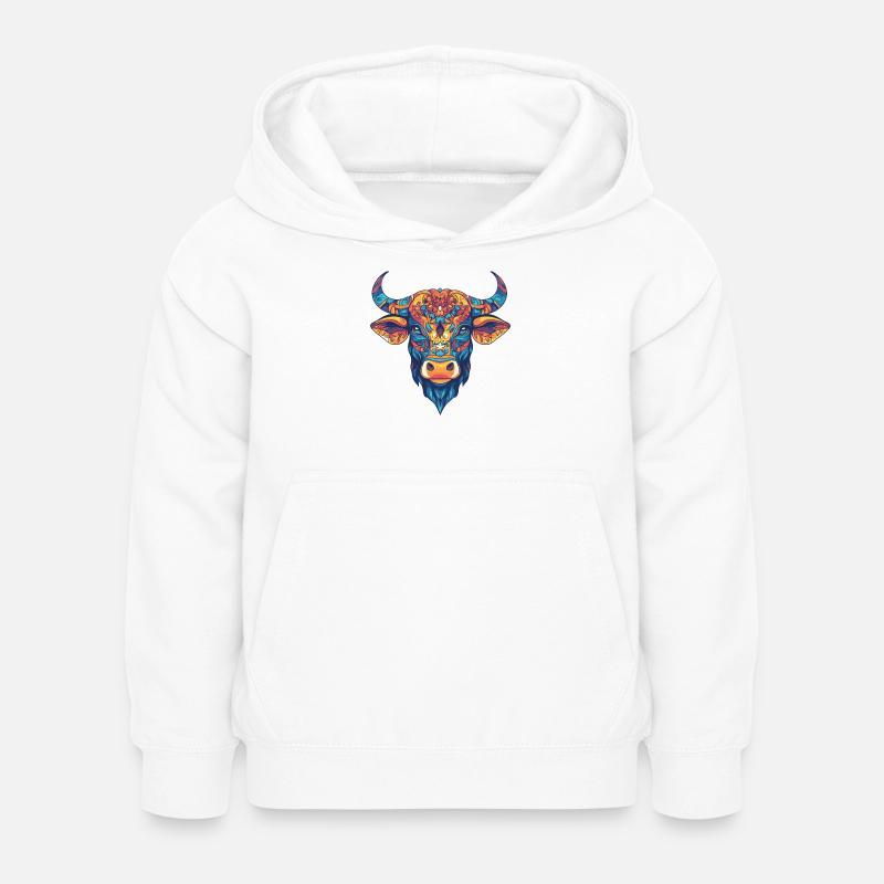 Bulle Bunt - Kinder Hoodie - Weiß