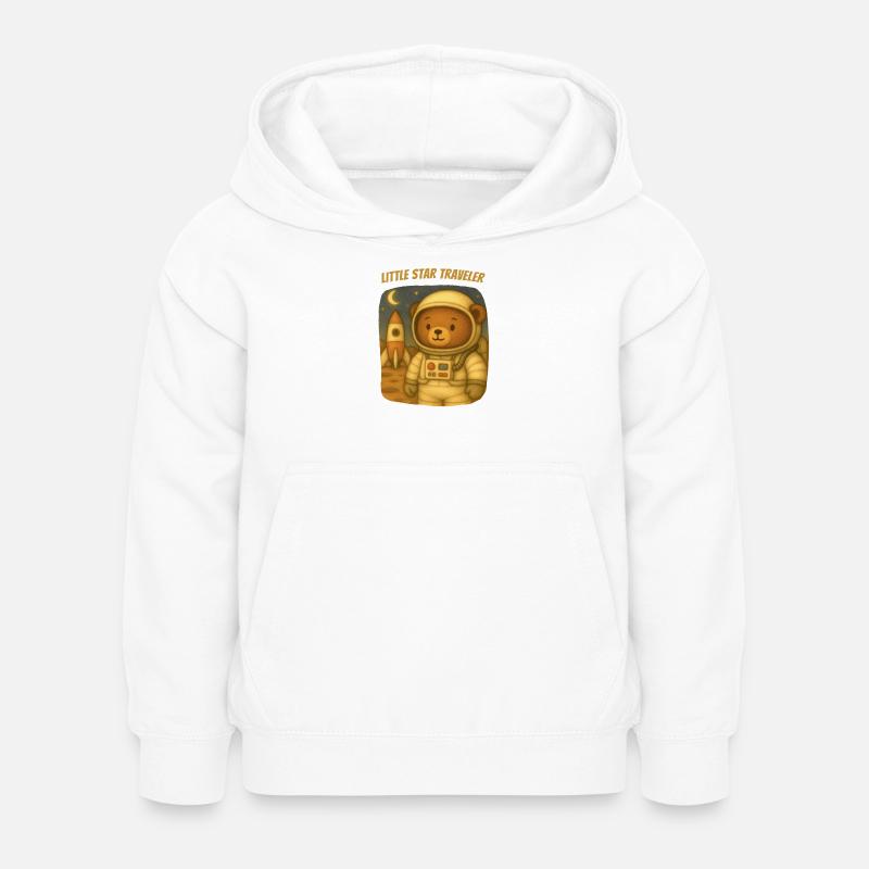 Petit Ours Cosmonaute - Sweat à capuche Enfant - blanc