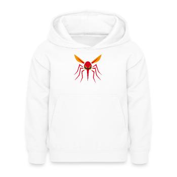 Moskito, Mücke, Insekt, Böse - Kinder Hoodie - Weiß - Vorne - AI Model Kid Female (0cm)