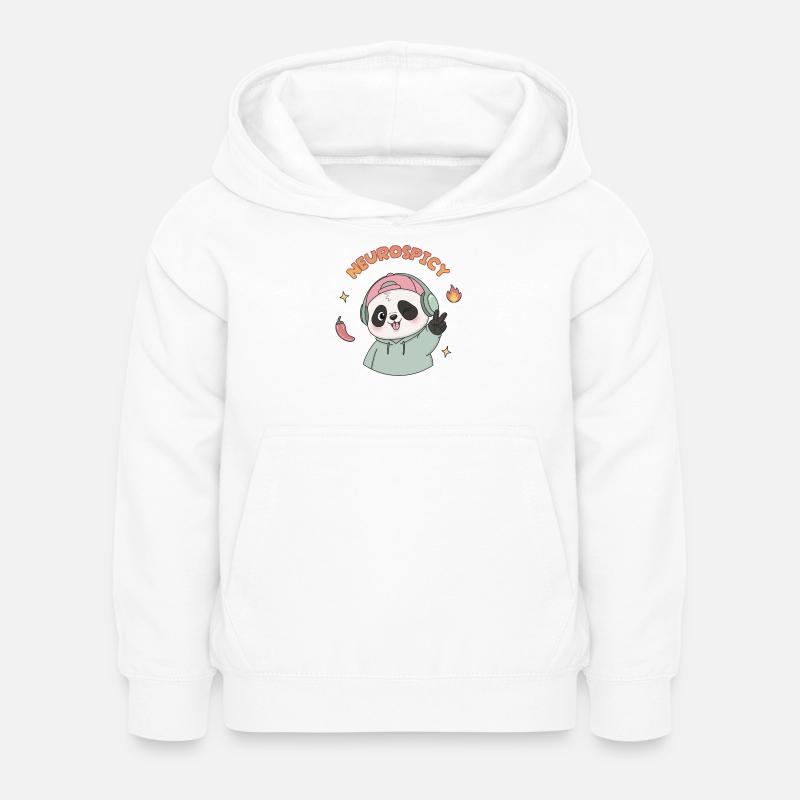 Panda neuroépicé - Sweat à capuche Enfant - blanc