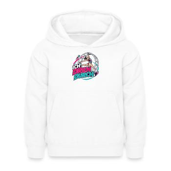 Ich Dreh Durch Rhönrad - Kinder Hoodie - Weiß - Vorne - AI Model Kid Female (0cm)