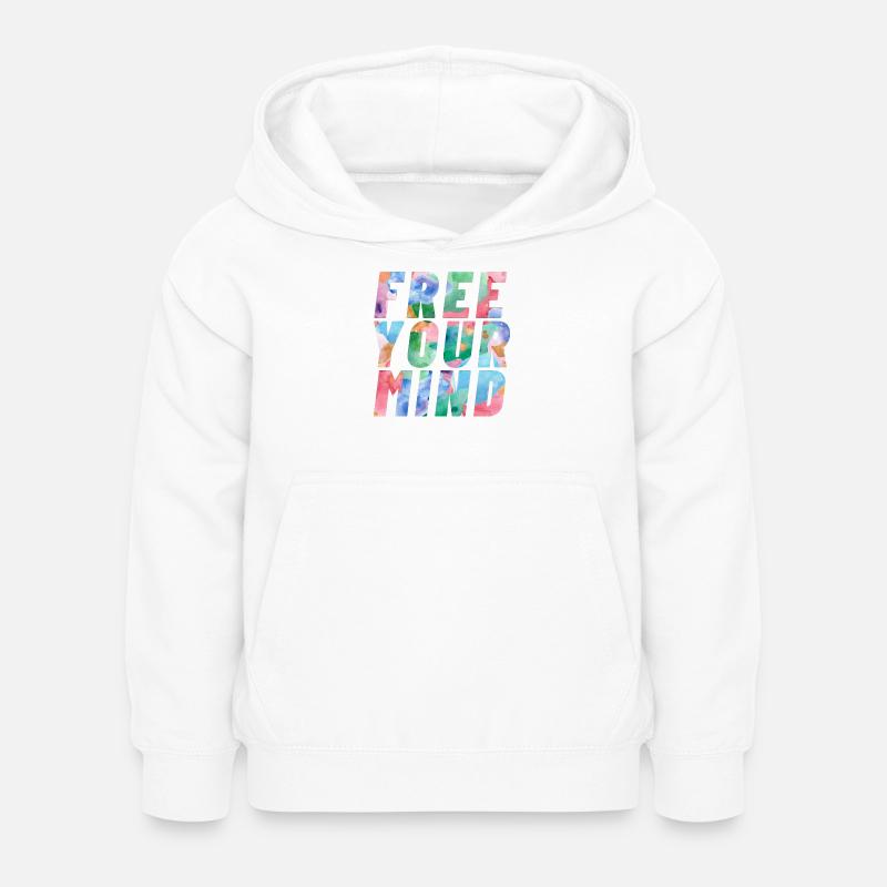 Libérez votre - Sweat à capuche Enfant - blanc