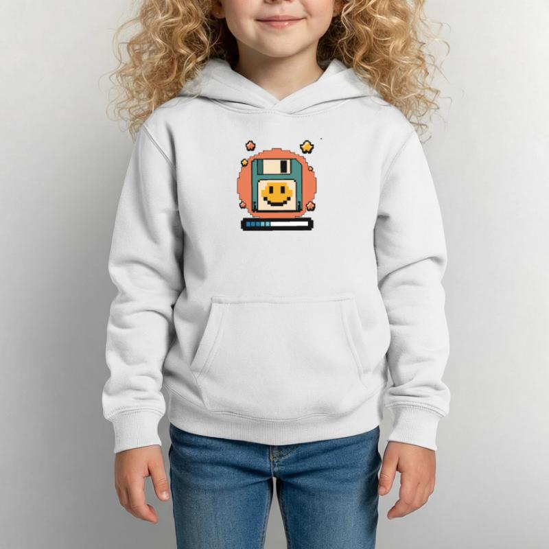 Floppy Disk Retro Internet Kids Hoodie