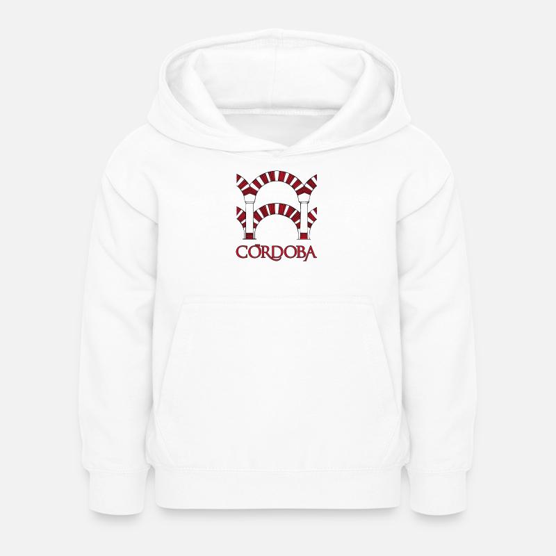 Cordoue 1 - Sweat à capuche Enfant - blanc