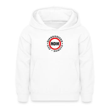 Auszeichnung & Anerkennung Mitarbeiter des Monats - Kinder Hoodie - Weiß - Vorne - AI Model Kid Female (0cm)