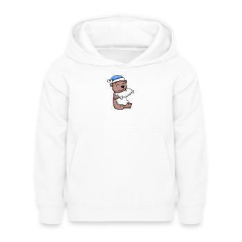 Bear Baby - Kids Hoodie - white - Front - AI Model Kid Female (0cm)