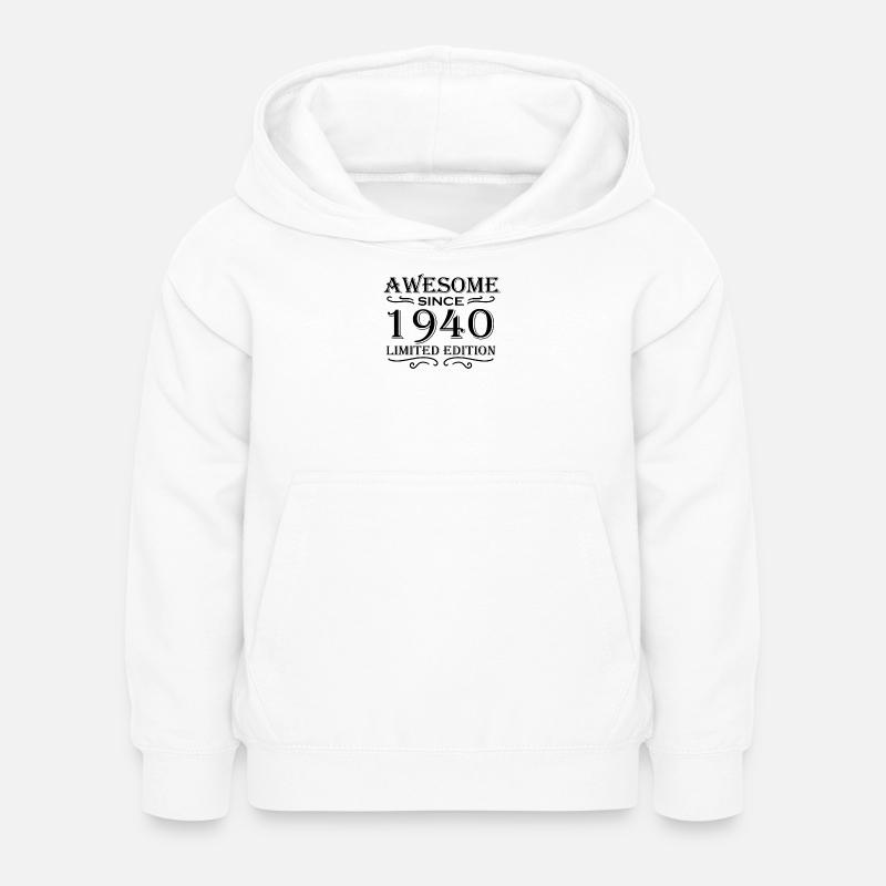 1940 - Sweat à capuche Enfant - blanc