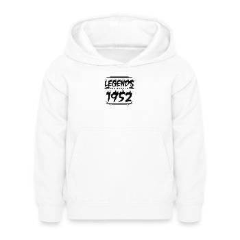 1952 - Jahrgang 1952 - Baujahr 1952 - Kinder Hoodie - Weiß - Vorne - AI Model Kid Female (0cm)