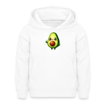 Avocado - Kids Hoodie - white - Front - AI Model Kid Female (0cm)