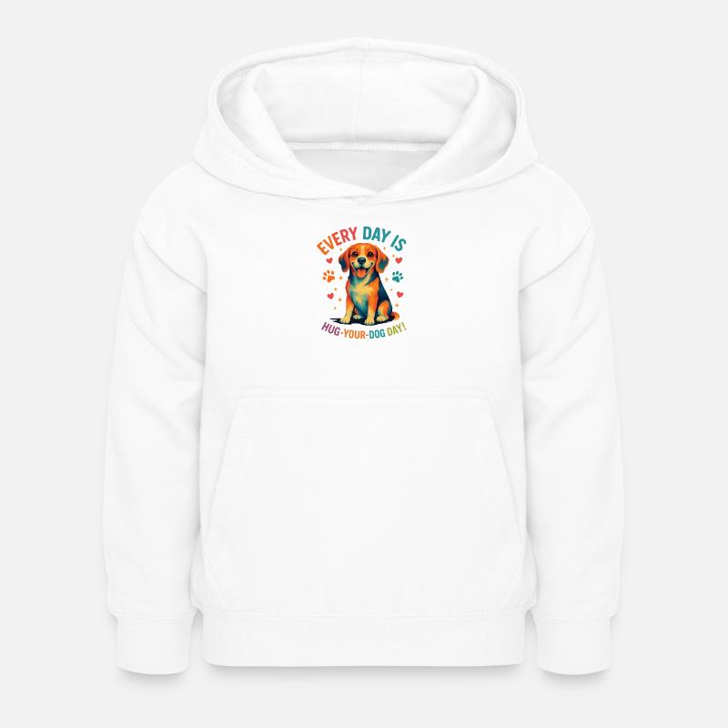 Beagle - Kinder Hoodie - Weiß