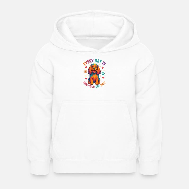 Cocker Spaniel - Kids Hoodie - white